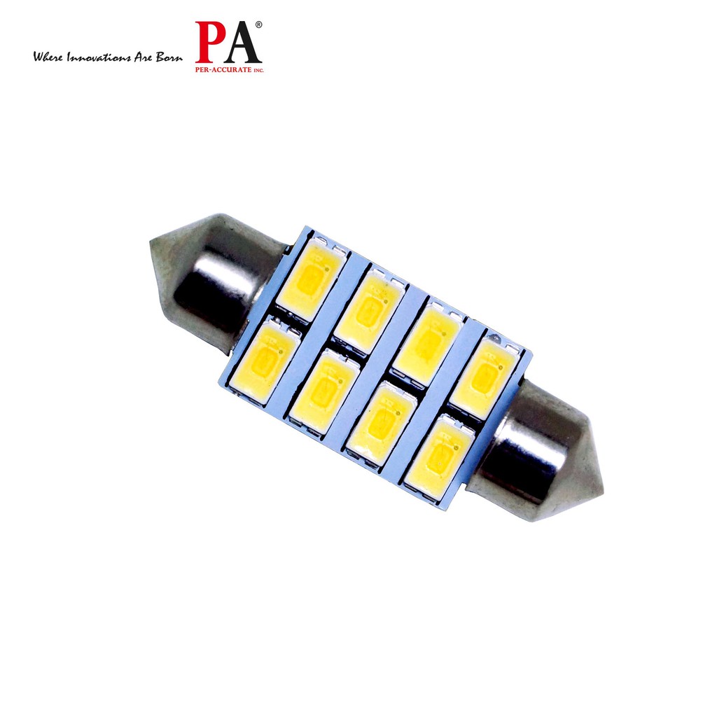 【PA LED】雙尖 36MM 高亮度 8晶 5630 SMD LED 室內燈 閱讀燈 化妝燈 牌照燈 行李箱燈