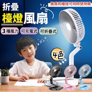 🍀臺灣現貨🍀7寸 折疊檯燈風扇 LED風扇 壁扇 小夜燈風扇 USB風扇 迷你風扇 落地扇 直立扇 折疊電風扇 小風扇