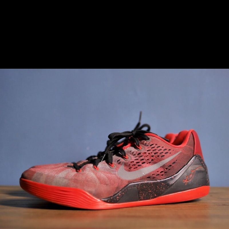 Nike Kobe 9 EM Premium 紅色 低筒籃球鞋