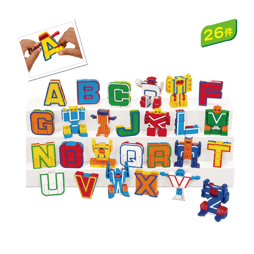 Lakeshore字母機器人 通過BSMI認證:M45475   兒童幼兒教具玩具道具遊戲訓練字母練習