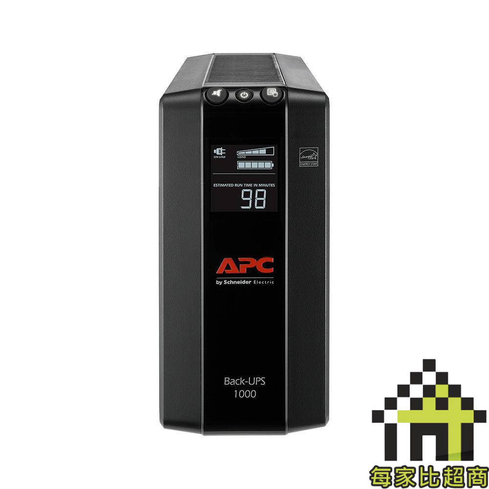 APC Back-UPS Pro BX1000M-TW 1000VA 8插座 AVR LCD介面 【每家比】