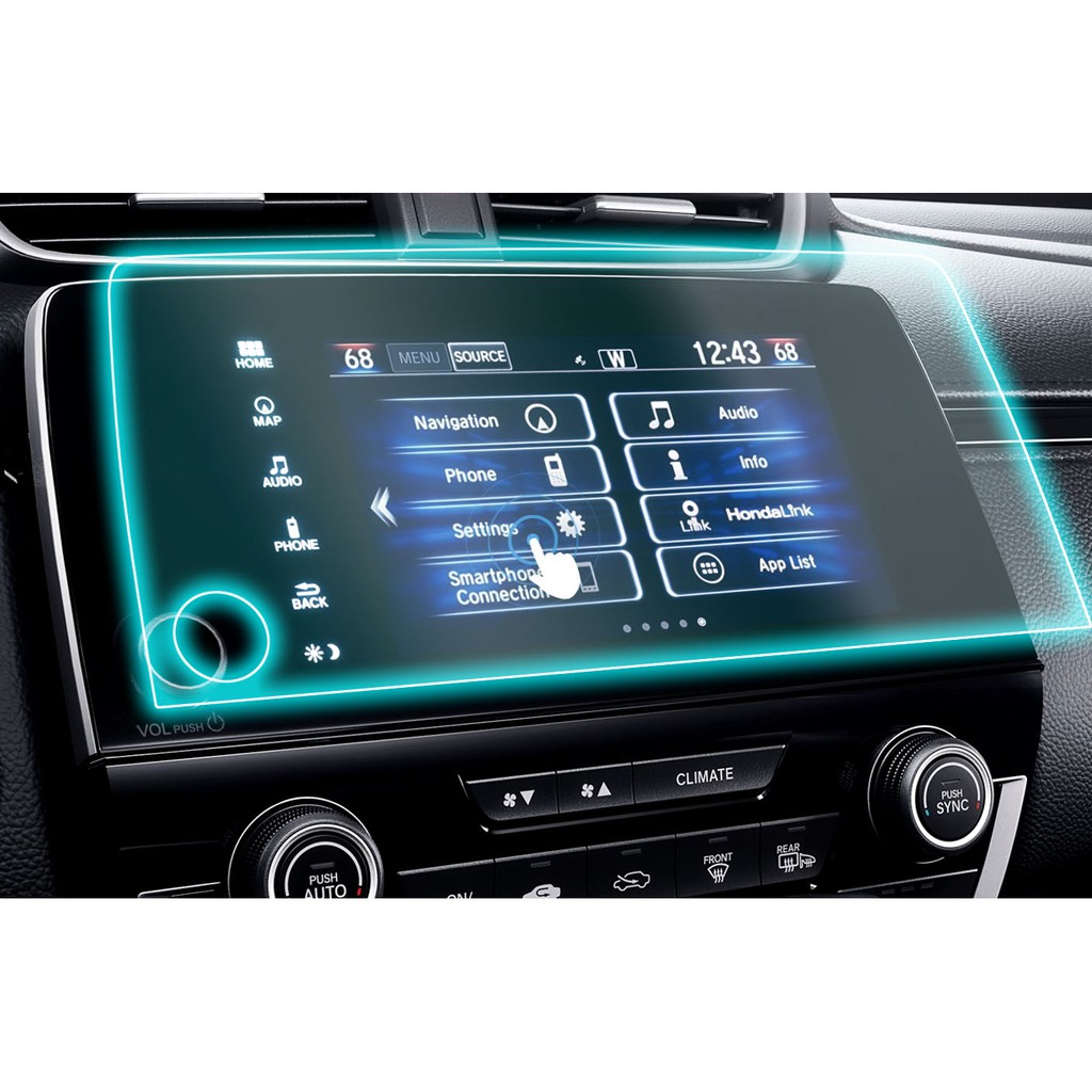 小馬汽車工坊_Honda CRV5  / CRV5.5犀牛皮螢幕保護貼