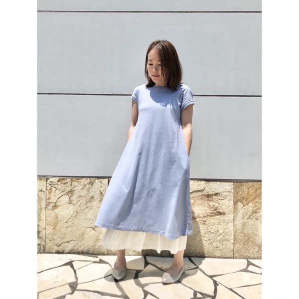[日本購入] Uniqlo 柔滑棉法式袖洋裝 童裝