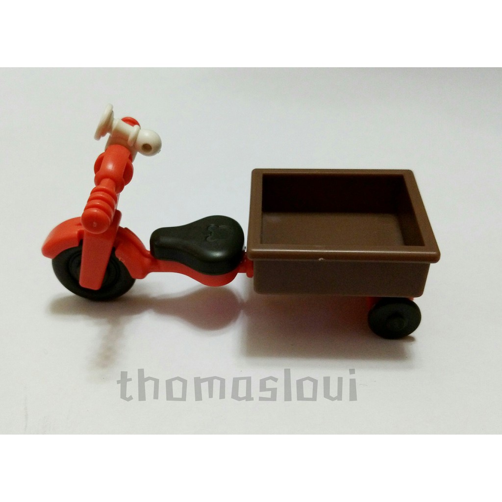 腳踏車 喇叭 模型 玩具 盒玩（輪胎可動）