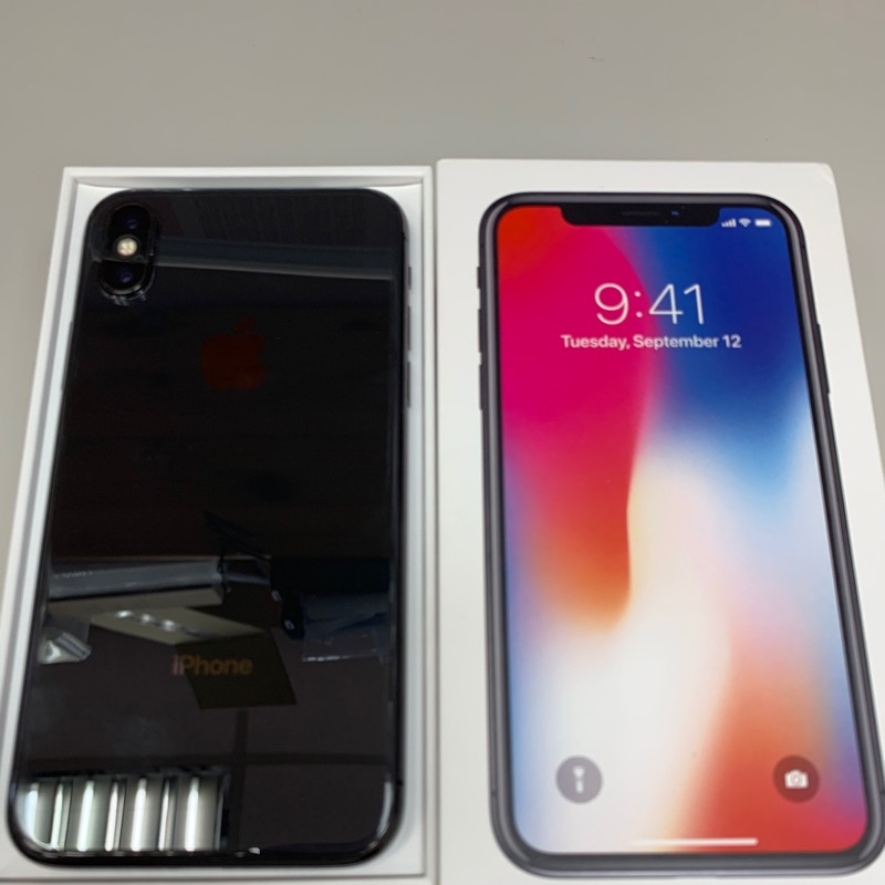 二手蘋果iPhone X 黑色256g無傷