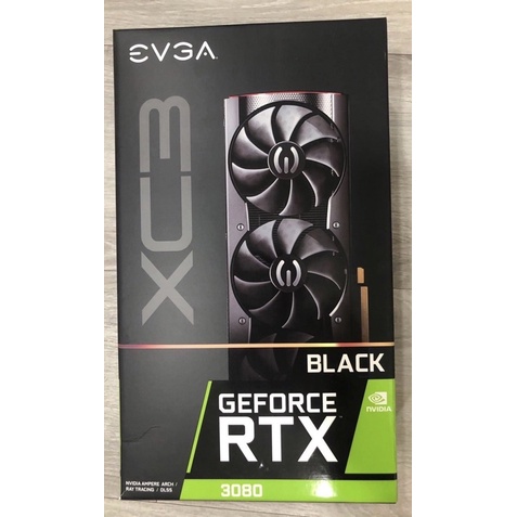 艾維克 EVGA RTX 3080 XC3 BLACK 未鎖算力 已註冊五年保固 RTX3080 非 RTX3070