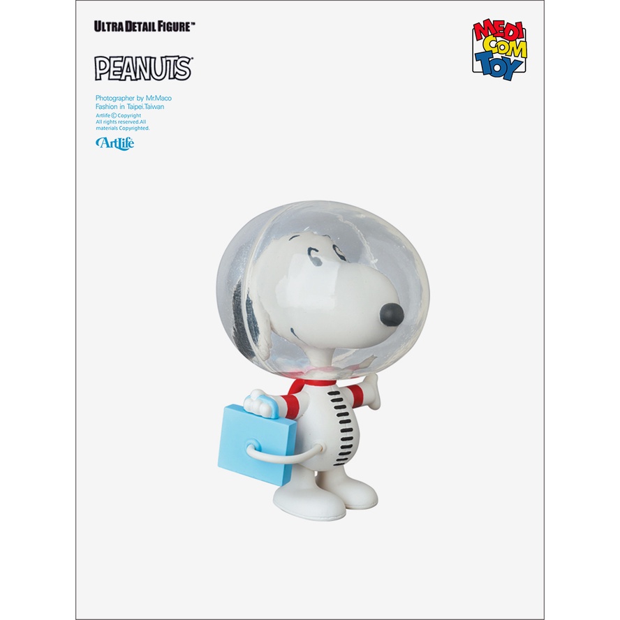 Artlife @ MEDICOM UDF シリーズ6 PEANUTS SNOOPY ASTRONAUT 史努比 太空人