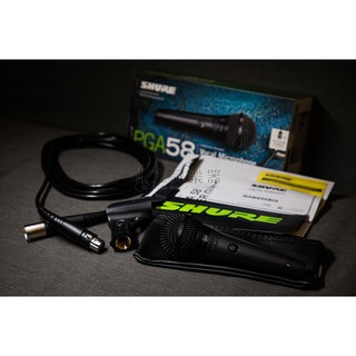 立昇樂器 SHURE PGA58-XLR 人聲專用 動圈式 麥克風線 主唱 合聲專用 附線 公司貨