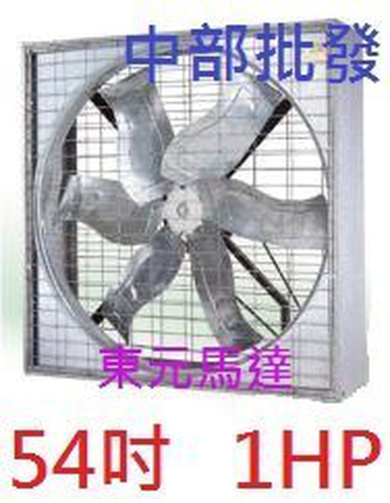 免運 54吋 1HP 三相 220V 東元馬達 通風機 抽風機 排風機 廠房散熱風扇 工廠通風 畜牧風扇 抽送風機