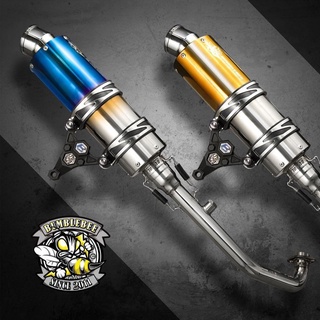 韋德機車精品 【請勿下單】 Bumblebe 黃蜂 BT1 鈦合金管 白鐵管 排氣管 改裝排氣管 適用 新勁戰 BWS