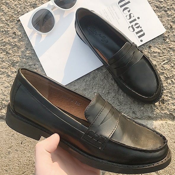 ZUCA”S - 英倫風黑色小皮鞋牛津鞋樂福鞋 - NE-8383