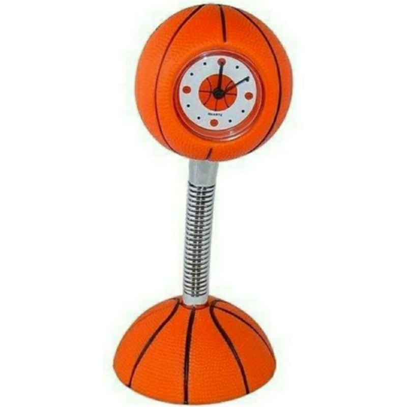 籃球造型海綿彈簧時鐘