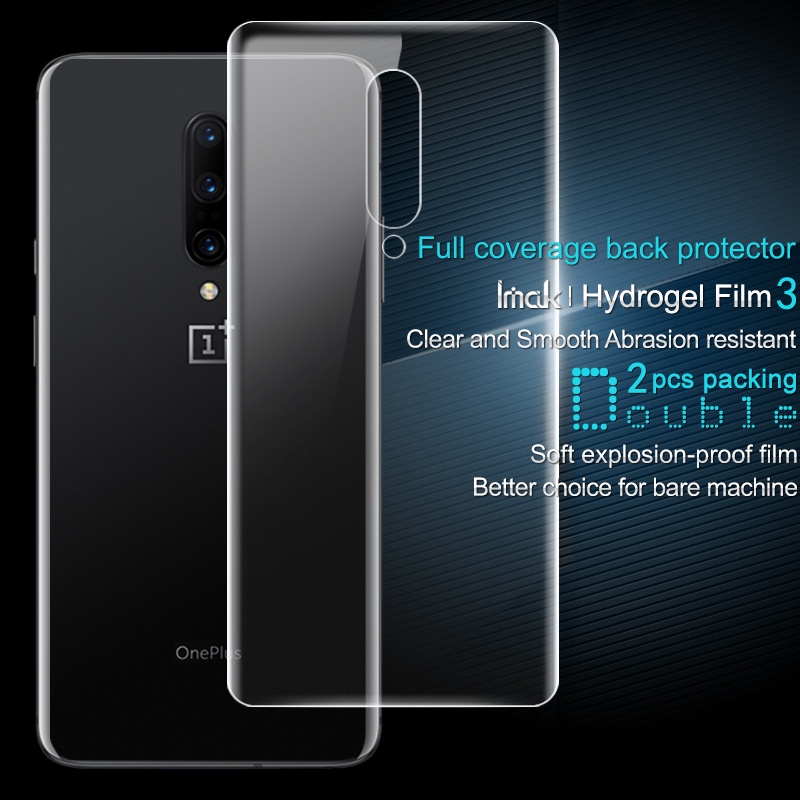 【兩片裝】Imak 水凝膜一加 OnePlus 7 Pro 保護貼 滿版 1+7 Pro 保護膜 屏貼背貼 手機熒幕貼膜