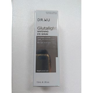 *~蘭華小舖~* Dr.Wu 達爾膚 潤透光美白眼部精華液 15ml 效期2022.11