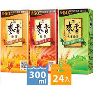 統一麥香紅茶300ml(箱)