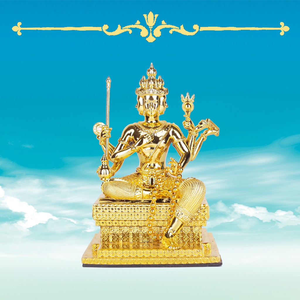 泰國四面佛 梵天許願四面佛獨家同款原版金屬製造書天婆羅賀摩天凈天 蝦皮購物