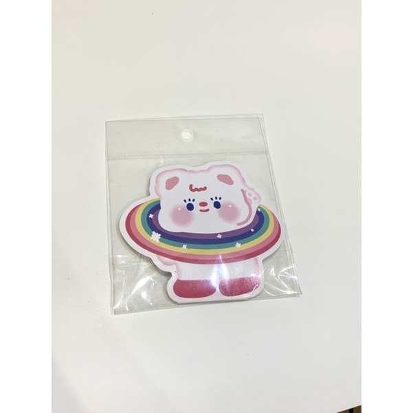 poppy熊系列貼紙包—彩虹呼拉圈