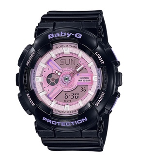 CASIO BABY G 時尚炫風 運動雙顯錶腕 BA-110PL-1A