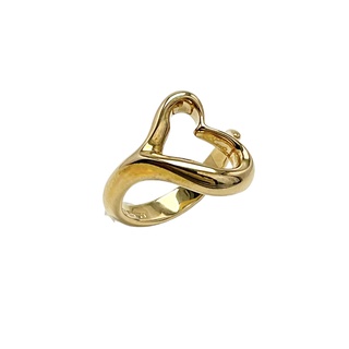 【二手】TIFFANY & Co. 蒂芙尼 Open Heart 18K 黃金 戒指