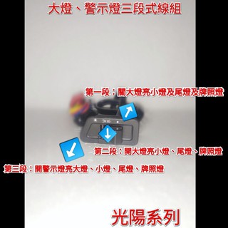 GP 125cc VCS ABS 七期 六期改五期 警示燈 大燈 線組 全時 警告燈 故障燈 雙閃燈 雙黃 臨停燈 直上