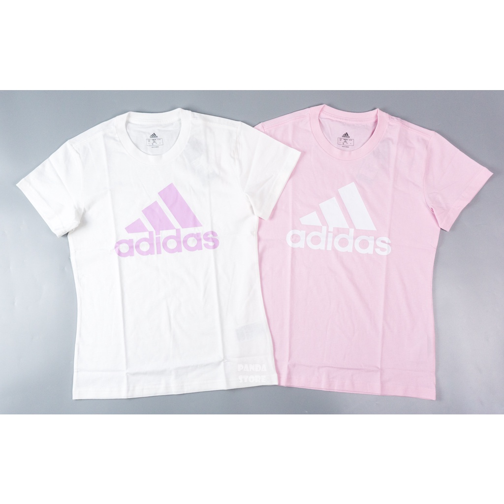 胖達）ADIDAS ESSENTIALS 基本款 短袖 短T GL0726 粉紅 GL0730 白 女