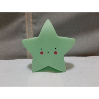 二手▪︎綠色星星造型小夜燈