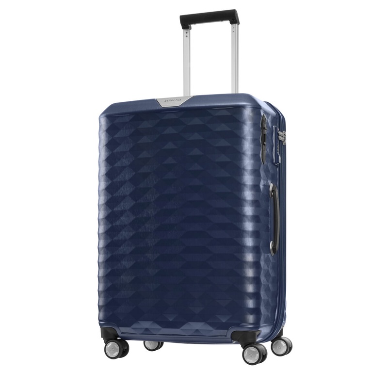 【新秀麗】全新 Samsonite POLYGON DX4 25吋行李箱 旅行箱 寶石箱-藍