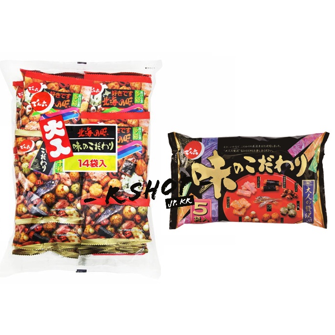 -R1SHOP- 天六 綜合豆果子 14袋入 6袋入 でん六 綜合小魚豆果子大入 北海の味 大包 豆菓子 天六豆果子