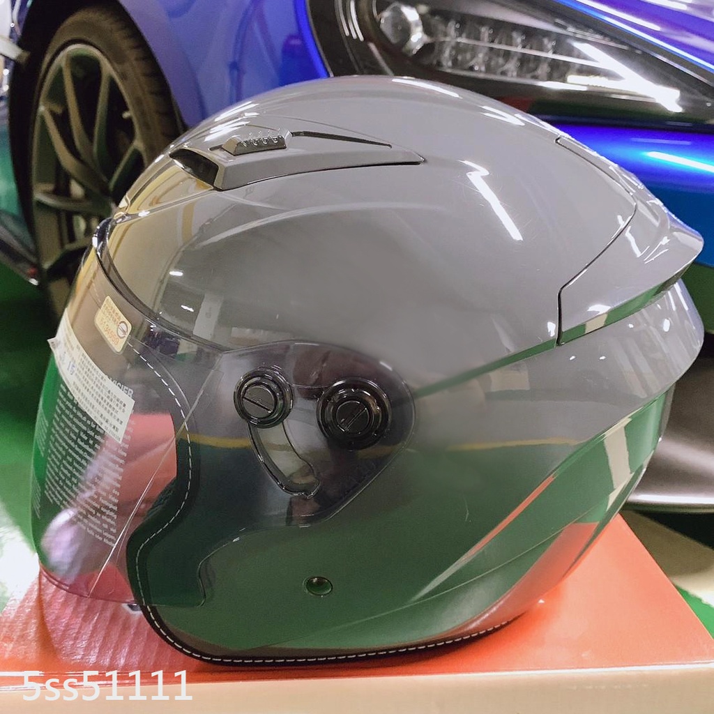 💓限量色✅免運👉可刷卡【M2R J7 素色 水泥灰】 內襯可拆洗  3/4安全帽 輕量化 半罩 安全帽