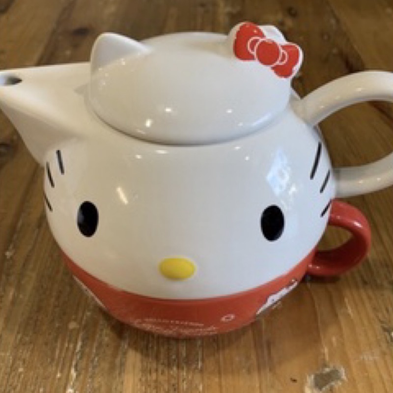 Hello Kitty頭型下午茶杯壺組