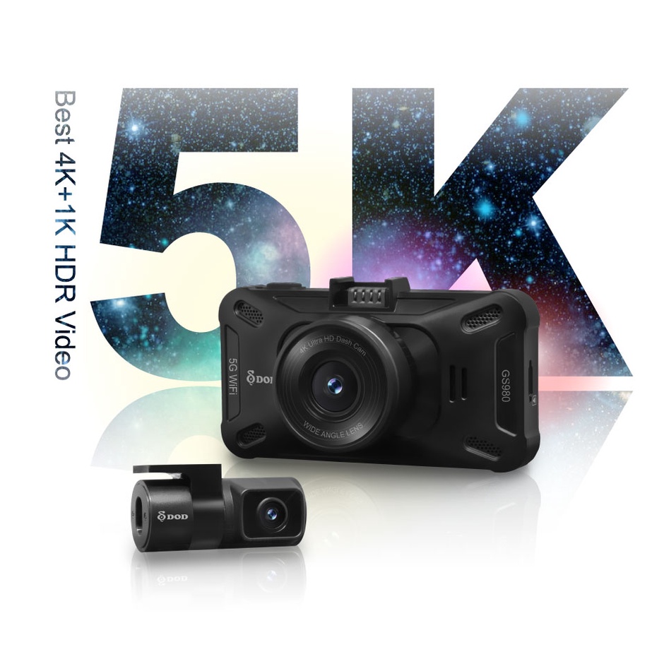 彰化【牛爸ㄉ店】DOD GS980D 真4K行車紀錄器 4K+1K 雙鏡頭行車紀錄器/三年保固
