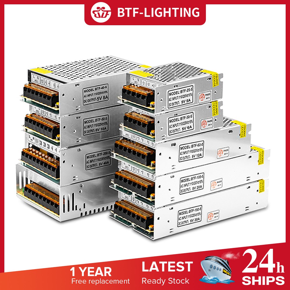 TRANSFORMERS 5v 2A 3A 4A 5A 6A 8A 10A 20A LED燈條開關LED電源變壓器