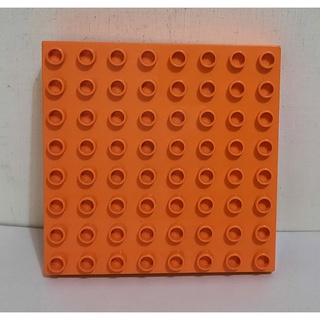LEGO 樂高 DUPLO 得寶 積木 8x8 厚橘色底盤/底板/底座