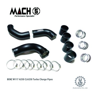 MACH5 高流量帶三元催化頭段 當派 排氣管 BENZ W176 A250 A260 充氣管 底盤系統【YGAUTO】