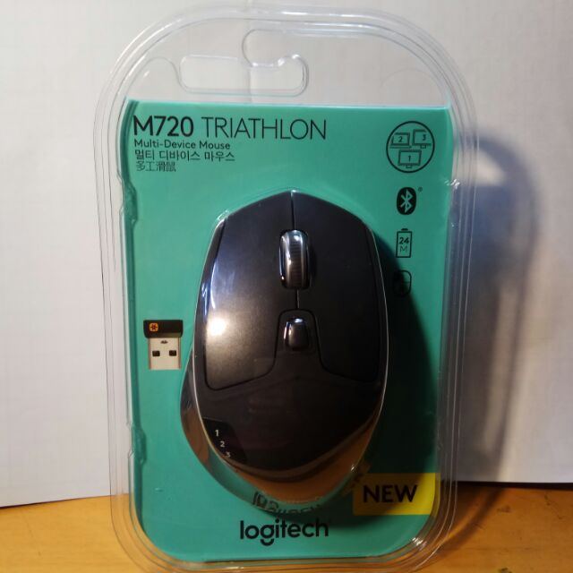 羅技 M720 Triathlon多工無線滑鼠 支援藍芽&amp;Unifying技術