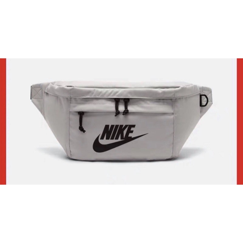 nike white tech waist bag