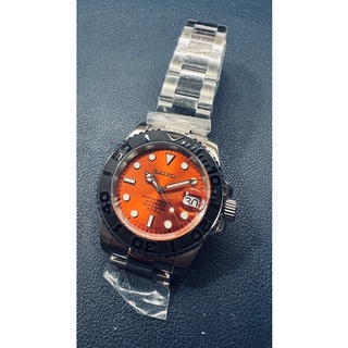訂製無現貨【改錶玩面】Seiko Mod 精工 橘面遊艇 自動上鍊 藍寶石玻璃 機械錶