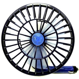《南瓜閣》12V 車用電扇 直插式電風扇 汽車用電扇 五吋 直流 附開關-點煙插頭 汽車電扇