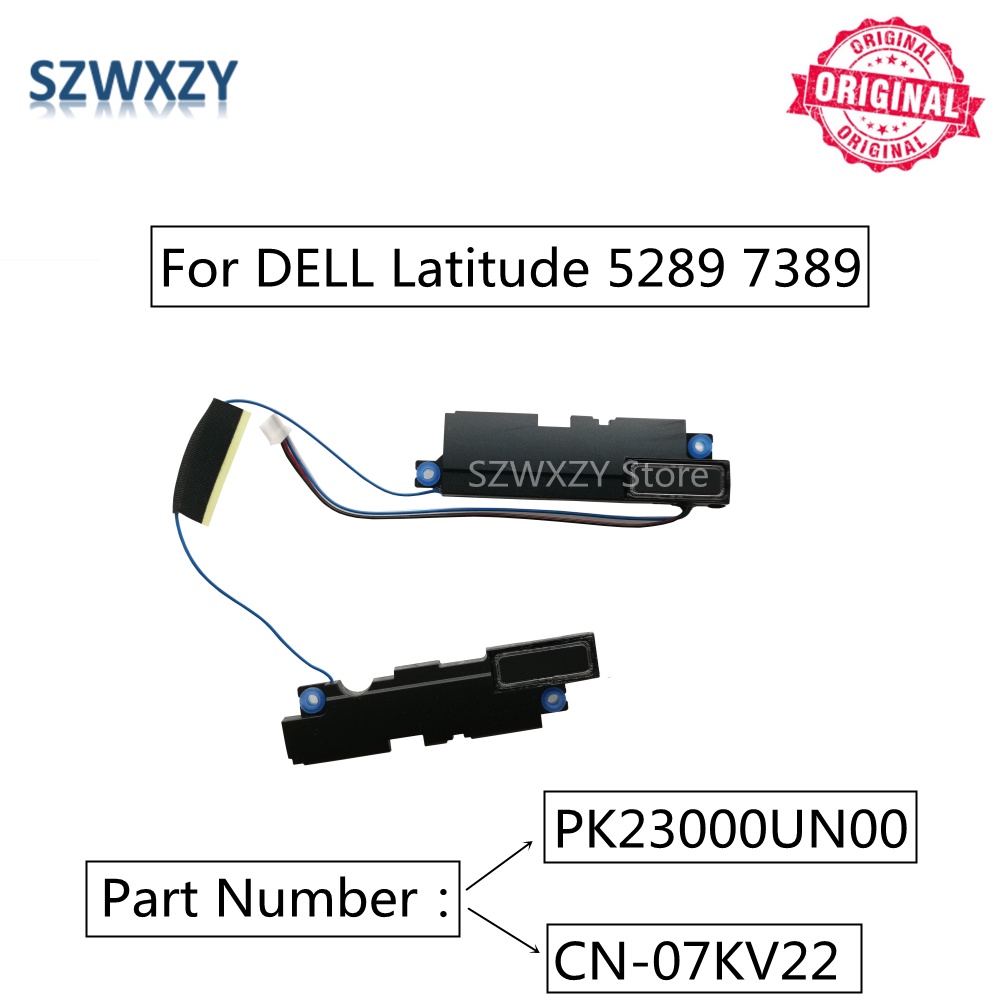DELL Szwxzy 適用於戴爾 Latitude 7389 5289 揚聲器內置揚聲器聲音 L&amp;R 揚聲器 07KV