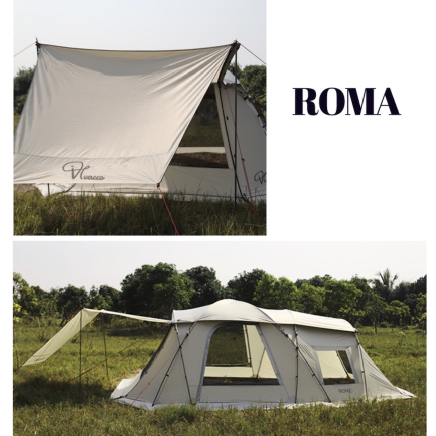 VIVACCO ホワイト 2ルームテントキャンプテント (新品) VIVACCO ホワイト 2ルームテントキャンプテント (新品) VIVACCO