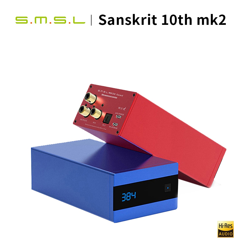 【原装正品】双木三林 SMSL Sanskrit 10th MKII升級版發燒USB音頻純dac純解碼器DSD桌面解码器