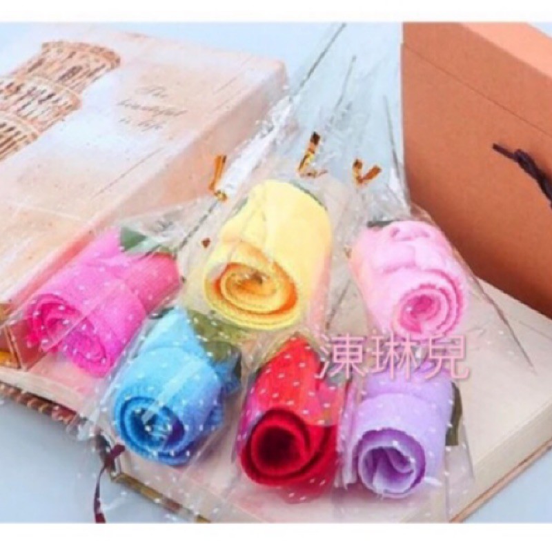 毛巾玫瑰花 毛巾花 二次進場 婚禮小禮物 來店禮  送老師 宴客桌小禮物 結緣禮 送客禮 情人節花 蛋糕毛巾 毛巾玫瑰