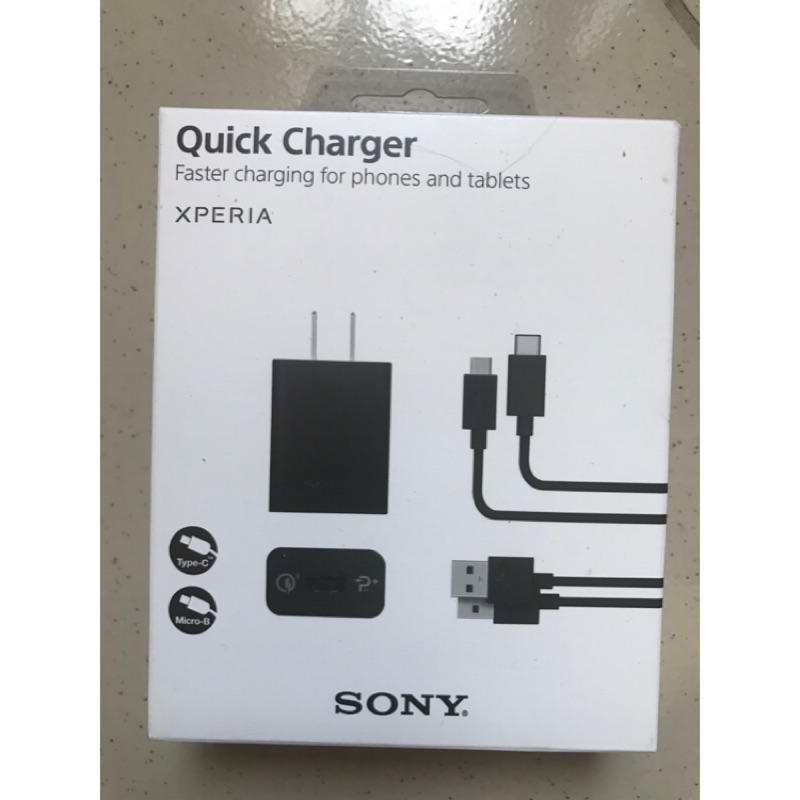 SONY UCH12W UCH12 原廠快速充電組 （旅充頭+傳輸線）神腦公司貨