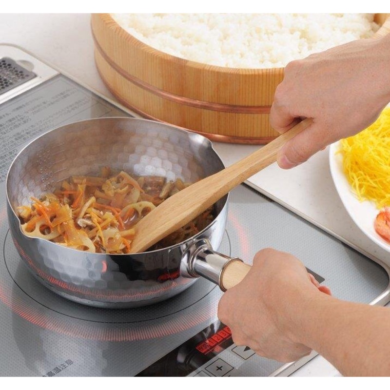 日本製吉川yoshikawa不鏽鋼雪平鍋 22cm不鏽鋼單手鍋 片手鍋 單柄鍋