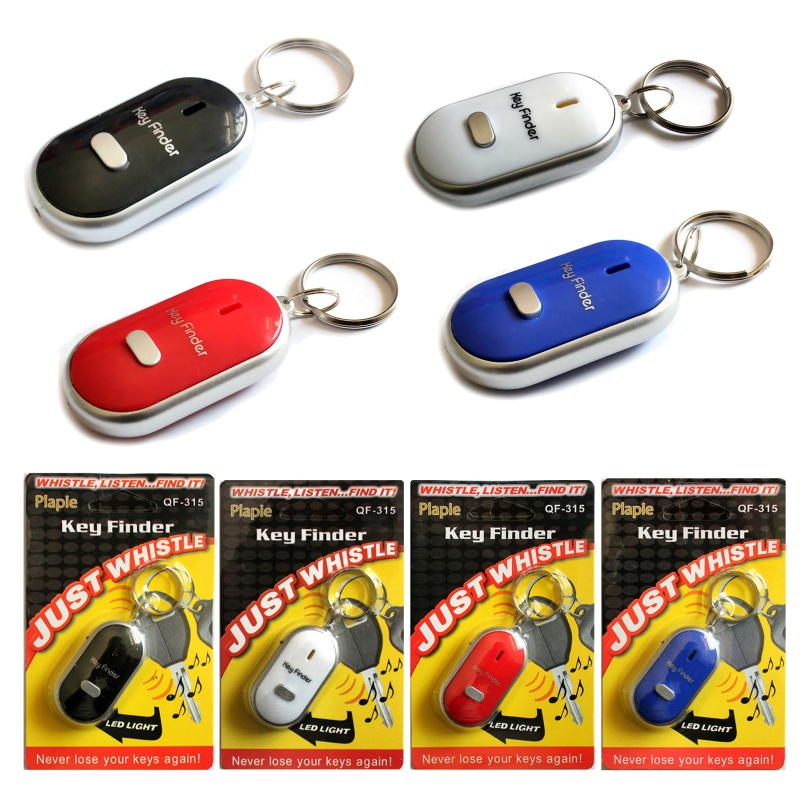Edb* 鑰匙扣 LED 口哨,用於鑰匙查找器閃爍蜂鳴聲音警報防丟失,用於鑰匙定位器查找器跟踪器,用於