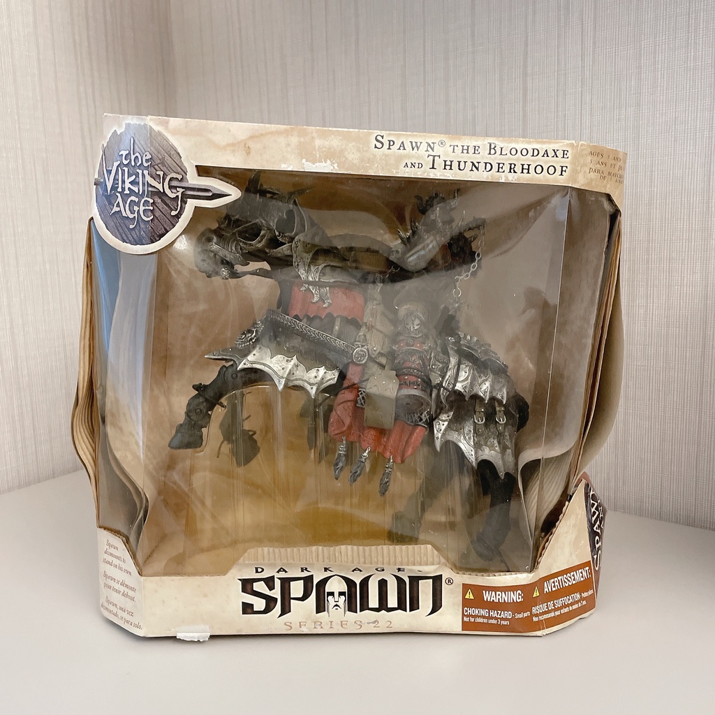 McFarlane Spawn 22 Bloodaxe Thunderhoof 麥法蘭 閃靈悍將 維京 血斧 戰馬