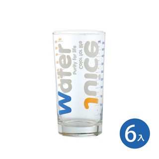 ☘小宅私物☘ Ocean Juice&Water 刻度杯 (6入) 570ml 玻璃杯 水杯 果汁杯 飲料杯 牛奶杯