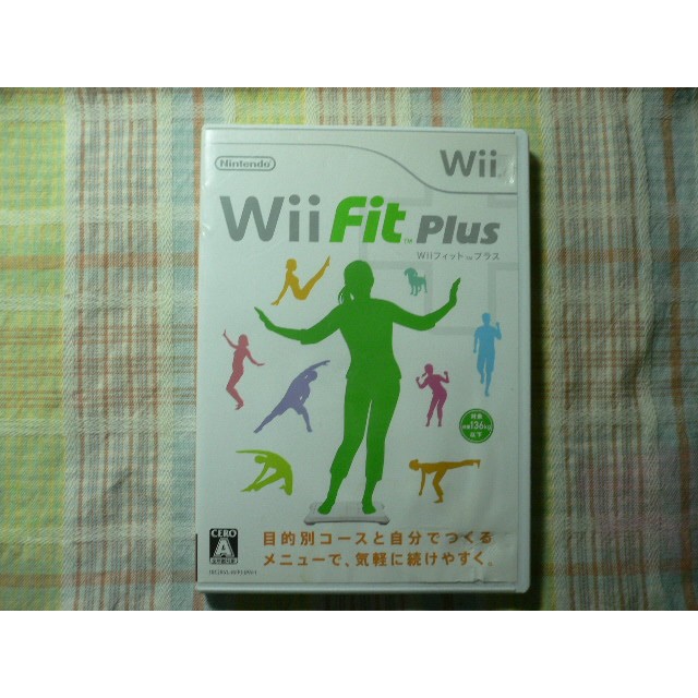 日版 Wii Fit Plus 遊戲光碟