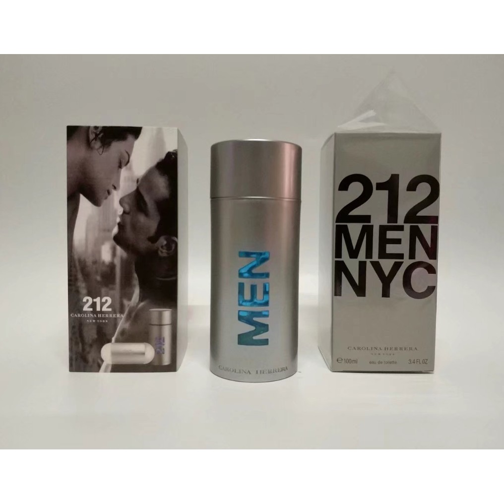 新款熱賣 Carolina Herrera 卡羅琳娜埃萊拉212 Men都會同名男士淡香水100ml 狂熱派對 男士香水