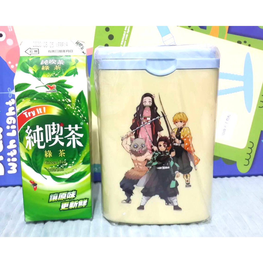 (快速出貨)娃娃機商品 正版 台灣製 鬼滅之刃 彌豆子 垃圾桶 掀蓋 垃圾筒 置物桶 收納桶 桌上型 車用 收納箱 筆筒